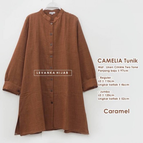Camelia-008 Tunik Linen Crinkle